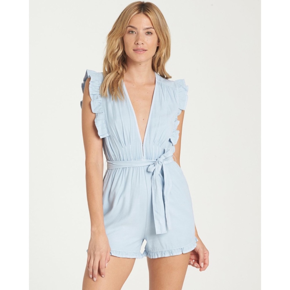 Blue billabong romper